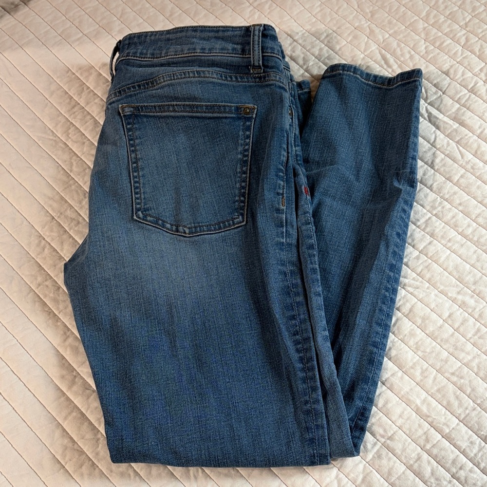 Warp + Weft Women's Straight Leg Jeans - Blue